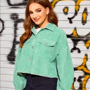 Lime green jacket